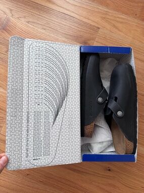 NEW Birkenstock Black Boston Soft Footbed Clogs